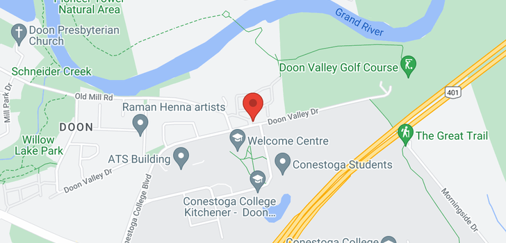 map of 4B -  350 Doon Valley Drive